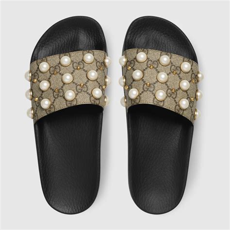 gucci pearl slides australia|affordable Gucci slides.